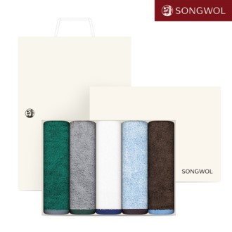 [송월타올] 송월 뱀부 포레스트40 (220g) 5P 타올세트